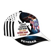 Premium I Served I Sacrificed I Regret Nothing I Am A US Veteran Cap APVC280302 - Image 5