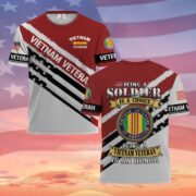 Premium Being A Soldier Is An Honor US Veterans T-Shirt APVC260401 - Image 11