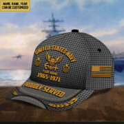 US Navy Veterans Personalized Baseball Cap, Gift For Veterans Day, Father's Day, Memorial Day VPVC000202 - Image 3