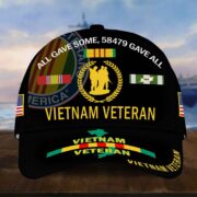Vietnam Veteran Hat, Personalized Cap Gift For Gift For Veterans Day, Father's Day, Memorial Day VPVC0011 - Image 11