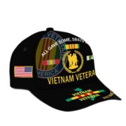 Vietnam Veteran Hat, Personalized Cap Gift For Gift For Veterans Day, Father's Day, Memorial Day VPVC0011 - Image 10