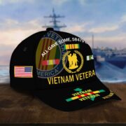 Vietnam Veteran Hat, Personalized Cap Gift For Gift For Veterans Day, Father's Day, Memorial Day VPVC0011 - Image 10