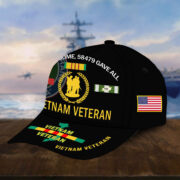 Vietnam Veteran Hat, Personalized Cap Gift For Gift For Veterans Day, Father's Day, Memorial Day VPVC0011 - Image 12