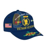 Vietnam Veteran Hat, Personalized Cap Gift For Gift For Veterans Day, Father's Day, Memorial Day VPVC0011 - Image 4