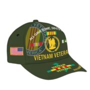 Vietnam Veteran Hat, Personalized Cap Gift For Gift For Veterans Day, Father's Day, Memorial Day VPVC0011 - Image 7