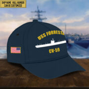Custom Us Navy Ships Classic Baseball Cap VPVC0016 - Image 2