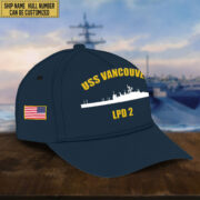 Custom Us Navy Ships Classic Baseball Cap VPVC0016 - Image 14
