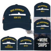 Custom Us Navy Ships Classic Baseball Cap VPVC0016