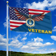 Premium USAF Grommet Flag Gift For Veterans Day, Father's Day, Memorial Day VPVC100404 - Image 2