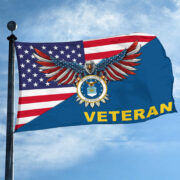 Premium USAF Grommet Flag Gift For Veterans Day, Father's Day, Memorial Day VPVC100404 - Image 3