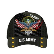 Multiple Color American Veteran Personalized Name Cap PVC091002 - Image 2