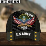 Multiple Color American Veteran Personalized Name Cap PVC091002 - Image 2
