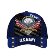Multiple Color American Veteran Personalized Name Cap PVC091002 - Image 3