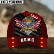 Multiple Color American Veteran Personalized Name Cap PVC091002 - Image 4