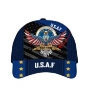 Multiple Color American Veteran Personalized Name Cap PVC091002 - Image 5