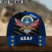 Multiple Color American Veteran Personalized Name Cap PVC091002 - Image 5