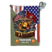 Premium Custom Name, Rank USMC Veteran Flag, Gift For Marine Veteran Garden Flag - House Flag VPVC104103 - Image 4