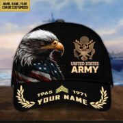 Premium Personalized US Army Veteran Cap VPVC002201