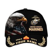 Premium Personalized USMC Veteran Cap, Hat For Marine Veteran VPVC002203