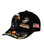 Premium Personalized USMC Veteran Cap, Hat For Marine Veteran VPVC002203 - Image 3