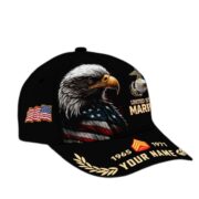 Premium Personalized USMC Veteran Cap, Hat For Marine Veteran VPVC002203 - Image 2