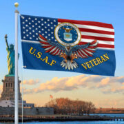 Unique U.S.A.F Veteran Grommet Flag, Gift For Air Force Veteran VPVC104604