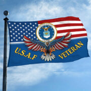 Unique U.S.A.F Veteran Grommet Flag, Gift For Air Force Veteran VPVC104604 - Image 3