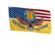 Unique Vietnam Veteran Grommet Flag, Gift For Vietnam Veteran VPVC104606