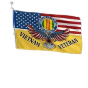 Unique Vietnam Veteran Grommet Flag, Gift For Vietnam Veteran VPVC104606 - Image 2