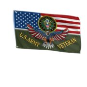 Unique U.S Army Grommet Flag, Gift For Army Veteran VPVC104601