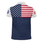 USAF Polo Shirt, Custom Name, Rank, Gift for Air Force Veteran, Veterans Day, Father's Day VPVC201504 - Image 2