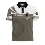 Premium US Army Polo Shirt, Gift for Army Veteran VPVC202401