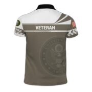 Premium US Army Polo Shirt, Gift for Army Veteran VPVC202401 - Image 2