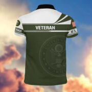 Premium US Army Polo Shirt, Gift for Army Veteran VPVC202401 - Image 5