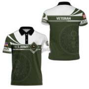 Premium US Army Polo Shirt, Gift for Army Veteran VPVC202401 - Image 6