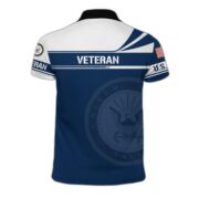Premium US Navy Polo Shirt, Gift for Navy Veteran VPVC202402 - Image 2