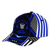 Premium US Navy Cap, Hat For Navy Veteran, Custom Name, Rank VPVC002302 - Image 3