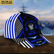 Premium US Navy Cap, Hat For Navy Veteran, Custom Name, Rank VPVC002302 - Image 2