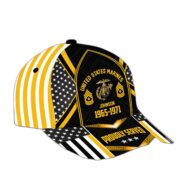 Premium USMC Cap, Hat For Marine Veteran, Custom Name, Rank VPVC002303 - Image 4