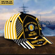 Premium Vietnam Veteran Cap, Hat For Vietnam Veteran, Custom Name, Rank VPVC002306 - Image 2
