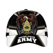 Premium Custom US Army Veteran Cap, Gift for Army Veteran VPVC002401