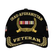 Premium Iraq and Afghanistan US Veteran Embroidered Cap APVC170611