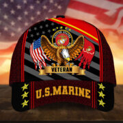 Premium USMC Cap, Gifts for Marine Veteran, Hat Gifts for Dad, for Husband VPVC002703