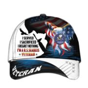 Premium I Served I Sacrificed I Regret Nothing I Am A US Veteran Cap APVC280302 - Image 12