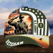 Premium Honoring All Who Served US Veterans Cap, Hat Gifts For Independence Day, Veterans Day APVC210601 - Image 6