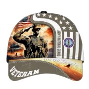 Premium Honoring All Who Served US Veterans Cap, Hat Gifts For Independence Day, Veterans Day APVC210601 - Image 9