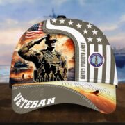 Premium Honoring All Who Served US Veterans Cap, Hat Gifts For Independence Day, Veterans Day APVC210601 - Image 9