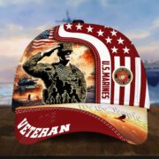 Premium Honoring All Who Served US Veterans Cap, Hat Gifts For Independence Day, Veterans Day APVC210601 - Image 18