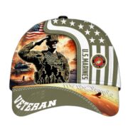 Premium Honoring All Who Served US Veterans Cap, Hat Gifts For Independence Day, Veterans Day APVC210601 - Image 21