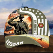 Premium Honoring All Who Served US Veterans Cap, Hat Gifts For Independence Day, Veterans Day APVC210601 - Image 21